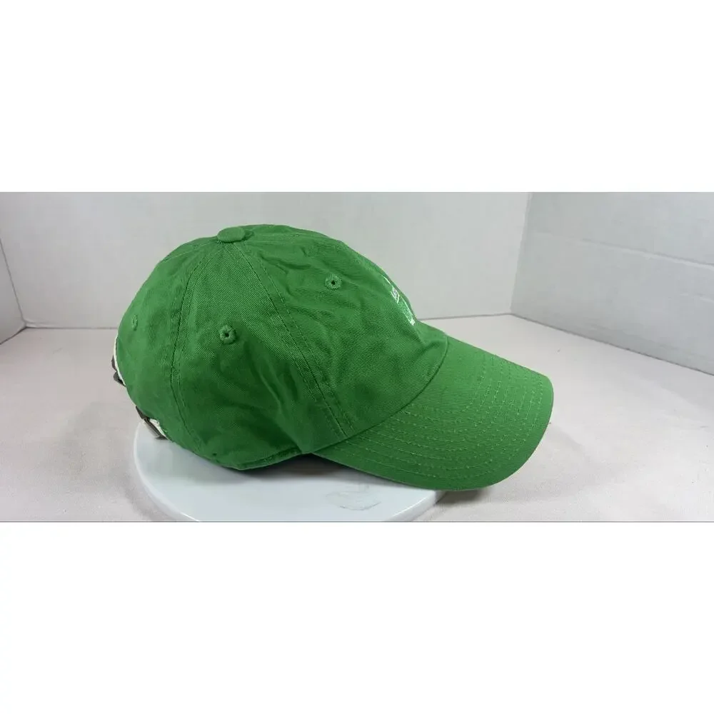 Master’s Green White Logo Golf Cap Hat One Size Embroidered Adjustable